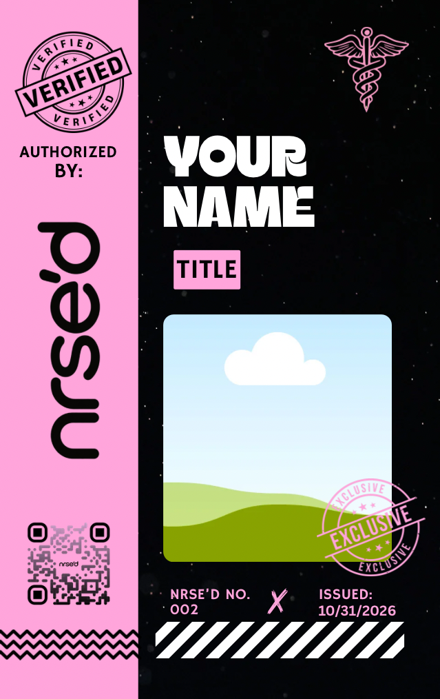 NRSE'D Personalized ID Badge